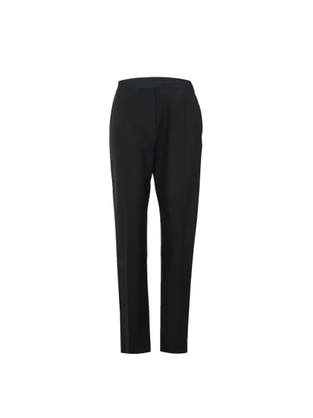 Сhinosy Msgm z kieszeniami bocznymi wełniane eleganckie czarne