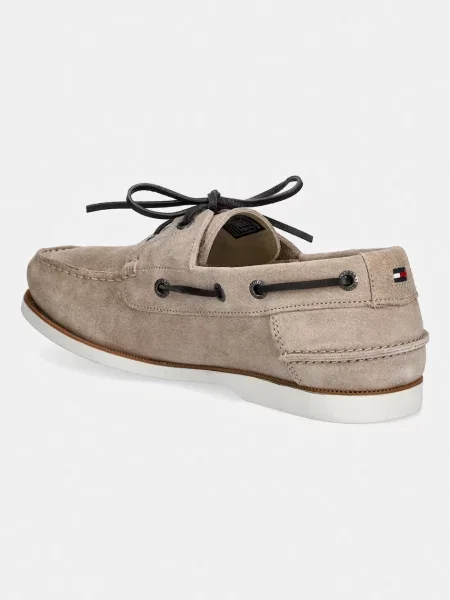 Półbuty Tommy Hilfiger beżowe