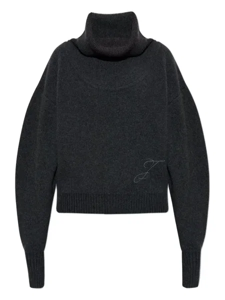 Heláncă Jacquemus cu broderie gri