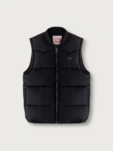 Levi's vestă pentru copii BATWING EMB PUFFER VEST negru