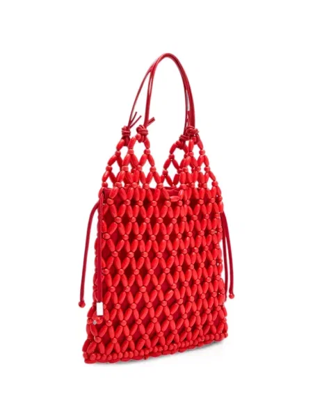 Geantă shopper Staud roșu