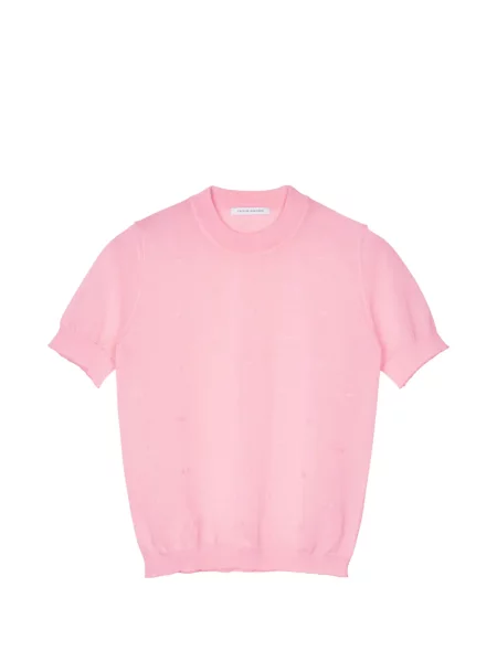 Scurt tricou Cecilie Bahnsen cu funde roz
