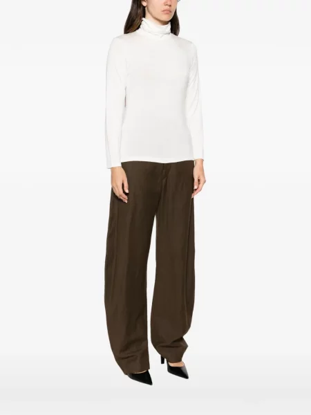 Lung tricou Vela Shop alb