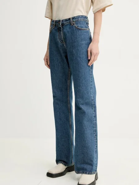 Bally blugi din high waist albastru