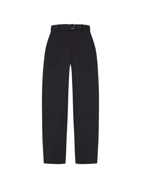 Cu centură pantaloni Sacai negru