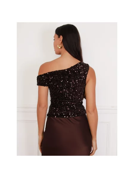 Top La Modeuse smeđa