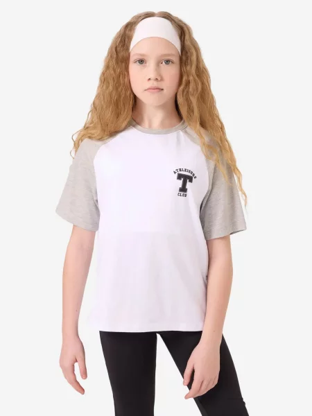 Tommy Life Majica TOMMY T-Shirt mit lockerer Passform Rundhalsausschnitt und Schriftprint miks