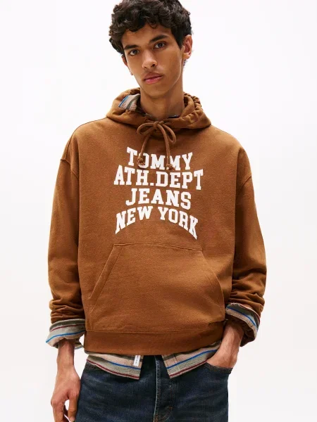 Palton Tommy Jeans alb