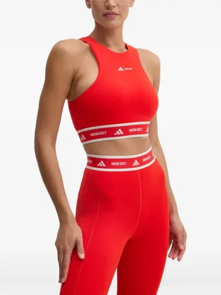 Pantaloni Adidas cu dungi alergare negru