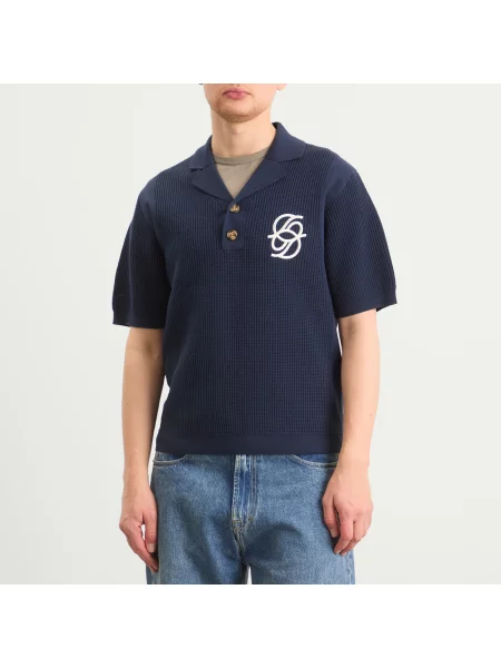 Koszulka polo Drole De Monsieur granatowa