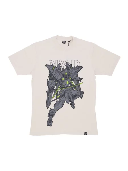 Andersson Bell t-shirt Remy Printed Tyvek wzorzysty beżowy