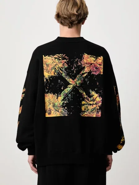 Off-White Spices Arrow Skate hanorac din pentru bărbați alb