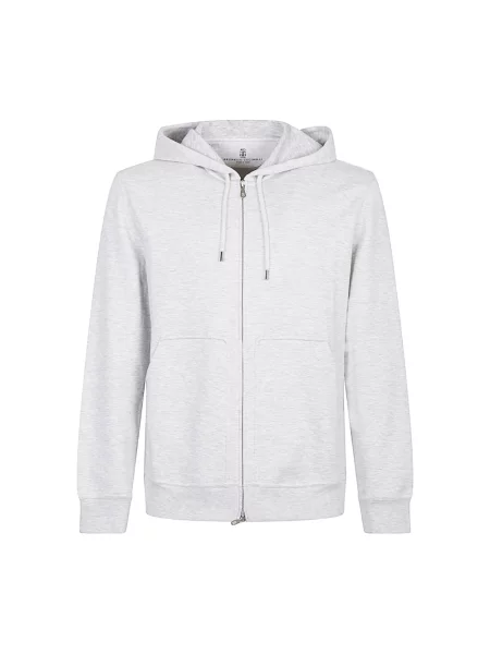 Bluza rozpinana Brunello Cucinelli szara
