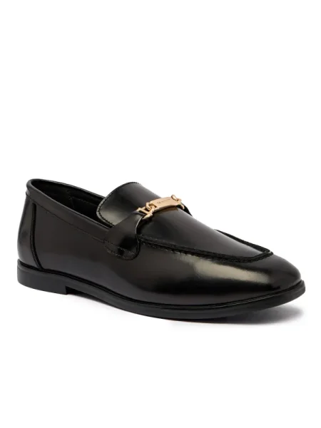 Pantofi loafer Gant cu toc plat negru