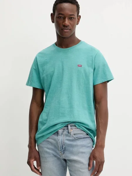 Тениска Levi's с изчистен дизайн червено
