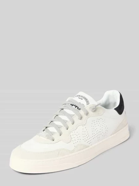Sneakersy z nadrukiem z logo model ‘BALI’ P448 białe