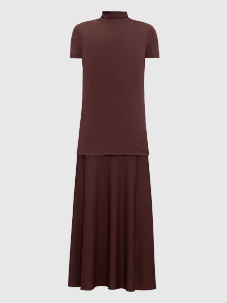 Платье Jil Sander коричневое