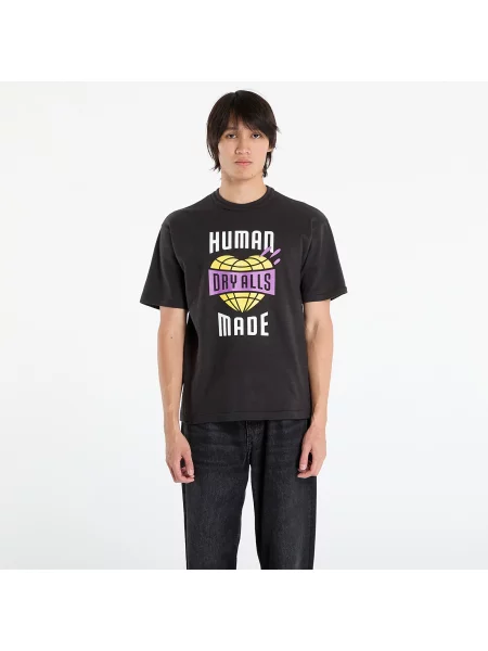 Тениска Human Made черно