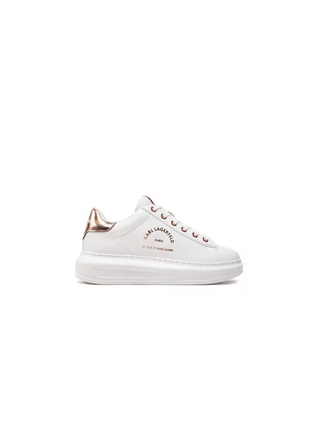 Boty Karl Lagerfeld KAPRI Maison Karl Lace bílé