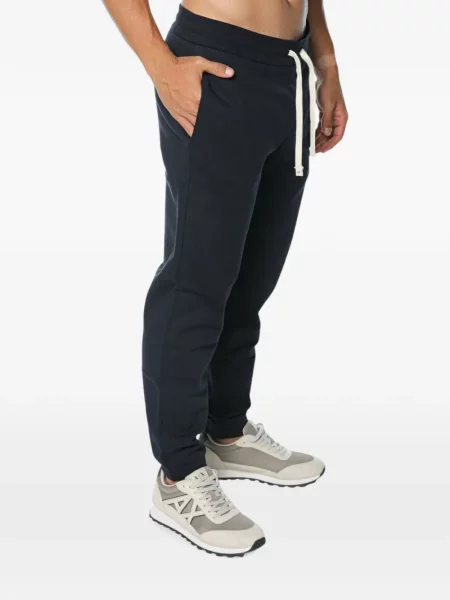 Spodnie Armani Exchange do biegania ze sznurkiem niebieskie