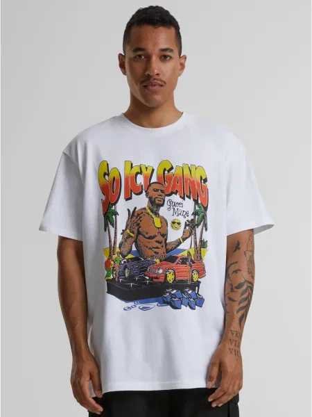 Tricou Merchcode alb