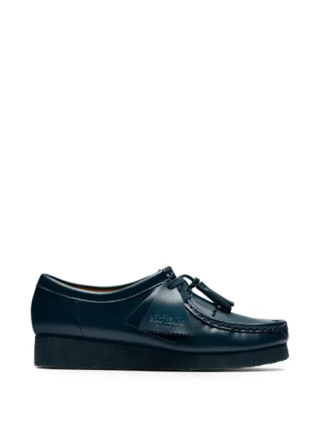 Oxford Clarks Originals din țesătură twill albastru