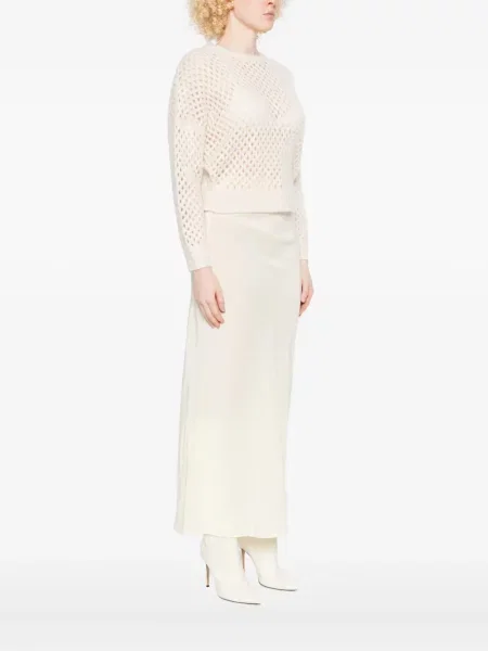 Pulover Max Mara lung alb