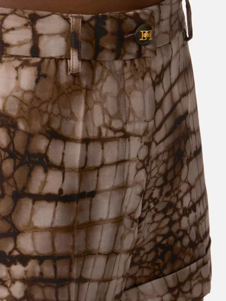 Шорти Elisabetta Franchi коричневі
