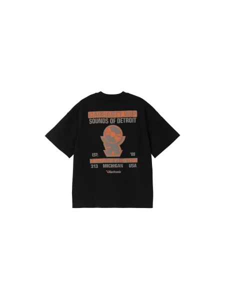 Carhartt WIP S/S Harttronix T-Shirt Black Mężczyźni Koszulki Carhartt WIP Size: M czarny