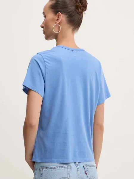 Tričko Abercrombie & Fitch modré