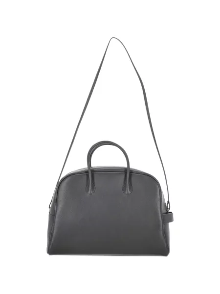 Kožená shopper kabelka The Erose s autogramem šedá