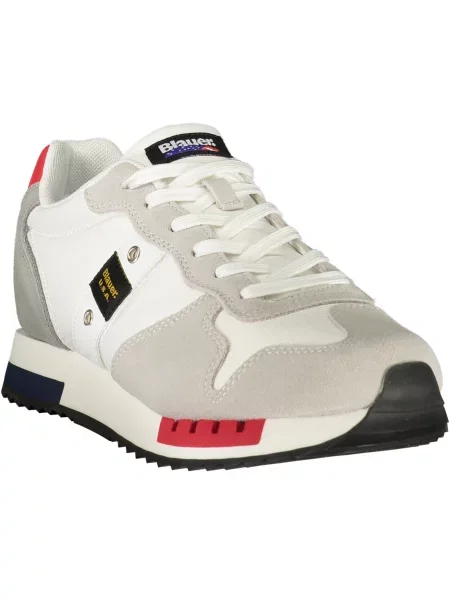 Sneakerși Blauer din piele gri