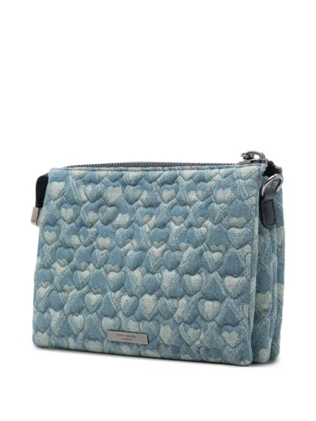 Torbica Kurt Geiger London s uzorkom srca plava
