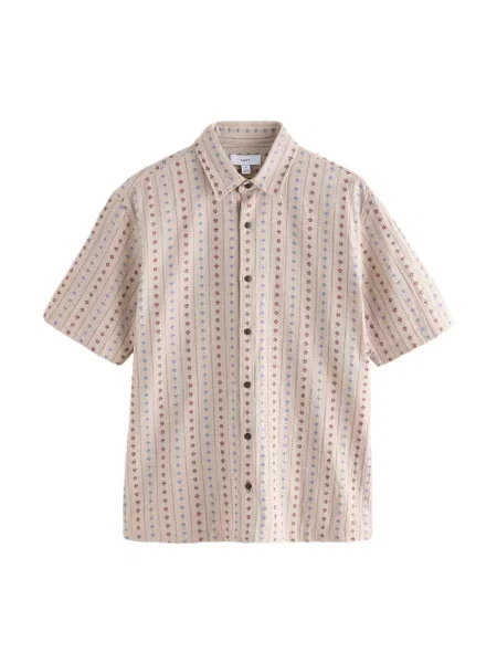 Next Cămașă azuriu cappuccino maro