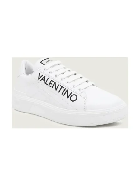 Valentino De piele sneakers REY alb