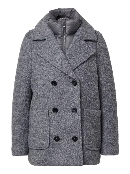 S.Oliver Zimski plašč pegasto siva