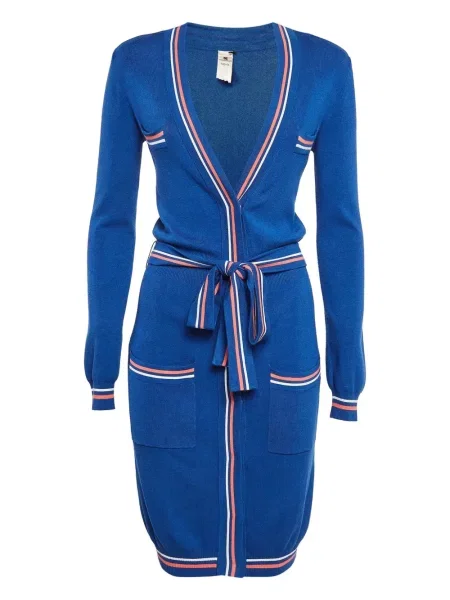 Pleteni remen Elisabetta Franchi plava