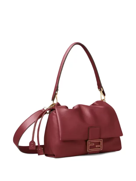 Чанта тип багета Fendi Baguette с катарама червено