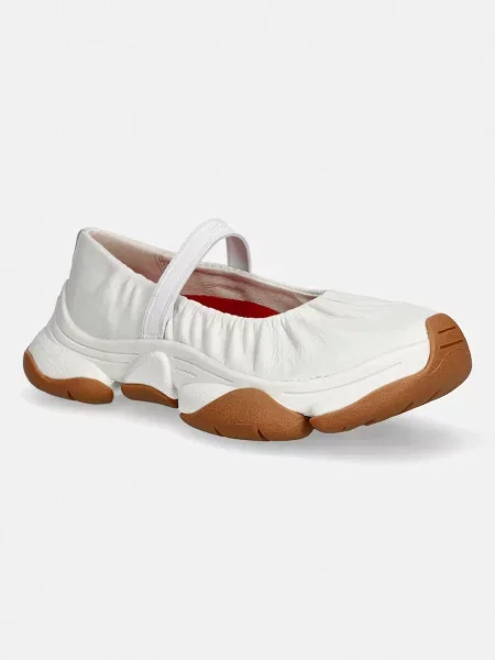 Usnjene balerinke Camper Karst 2 bela