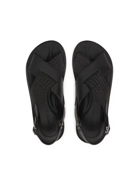 Sandale Emporio Armani negru
