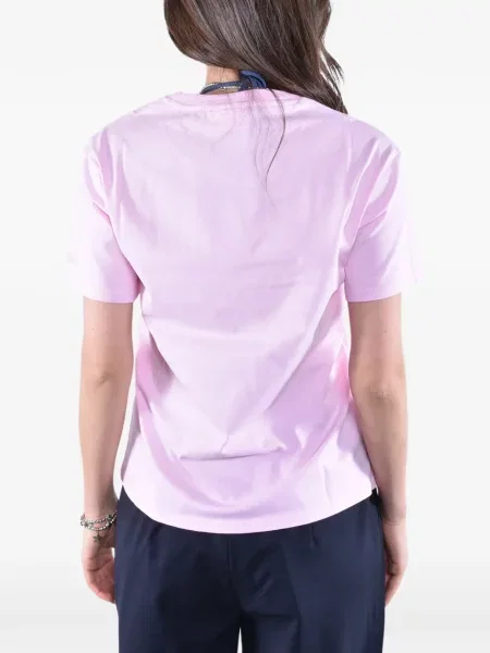 Tricou Mc2 Saint Barth cu broderie roz