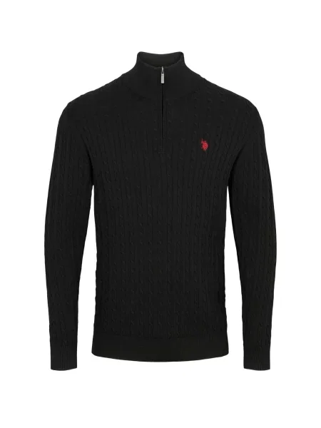 U.S. POLO ASSN. Pulover UMRomeo' negru