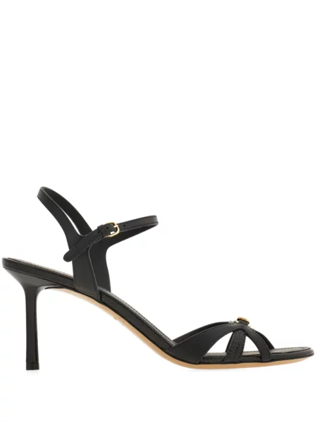 Sandale Ferragamo cu cataramă negru
