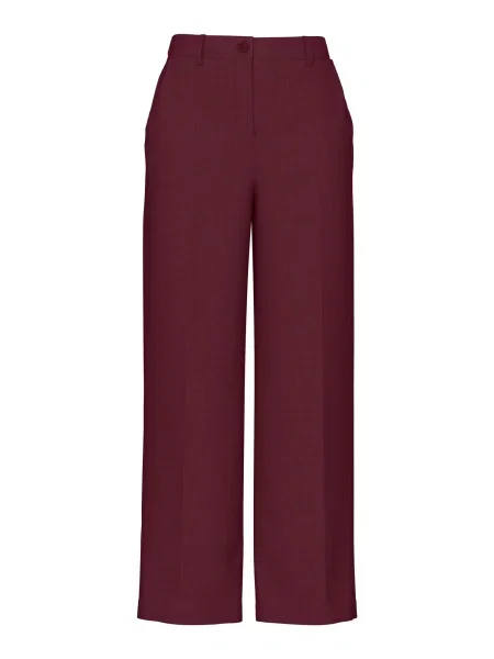 PIECES Pantaloni PCKamil cireș roșu