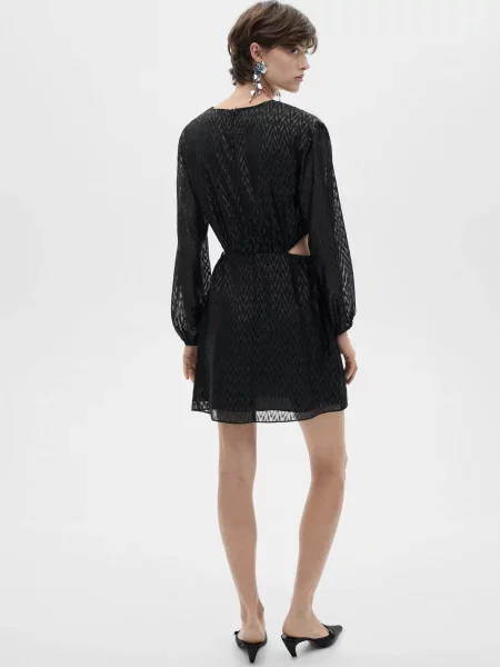 Платье мини Mango черное