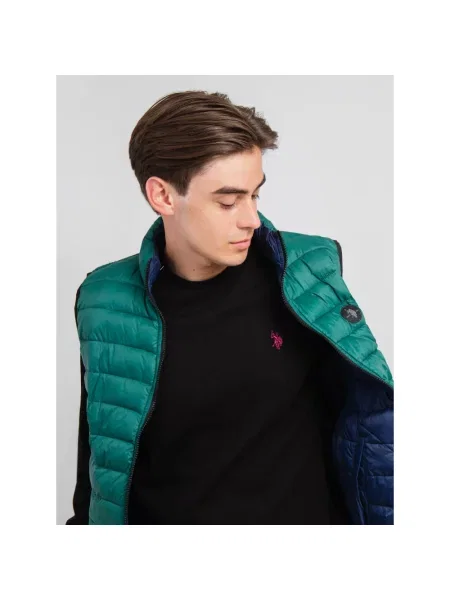 Kamizelka U.s Polo Assn. dwustronna zielona
