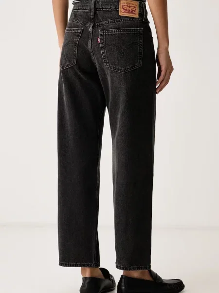 Levi's jeansy straight SUPERLOW STRAIGHT czarne