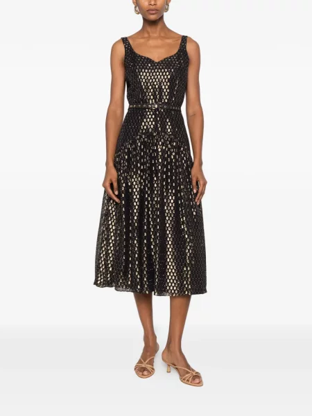Rochie midi Parlor cu buline negru