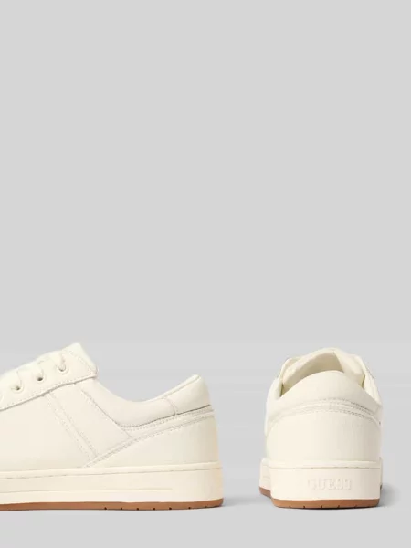 Sneakersy ze skóry z detalem z logo model UDDENT' Guess białe