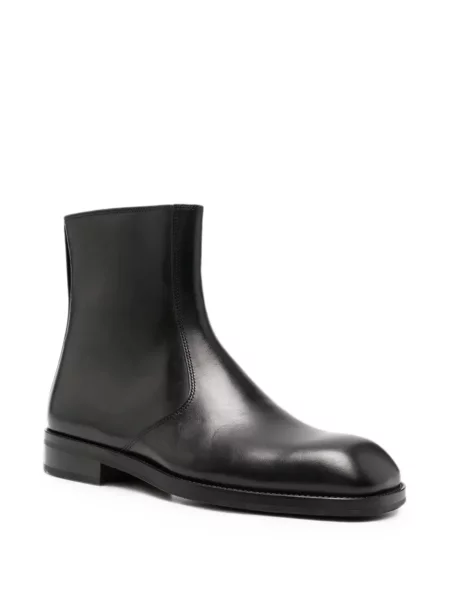 Cizme scurte Lemaire din piele negru